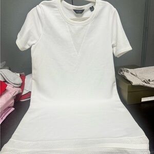 Scotch & Soda Off-White Textured Knit dress